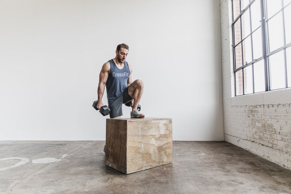 Nobull Crossfit® Men's Tank Tops Navy | Australia (RW6917)